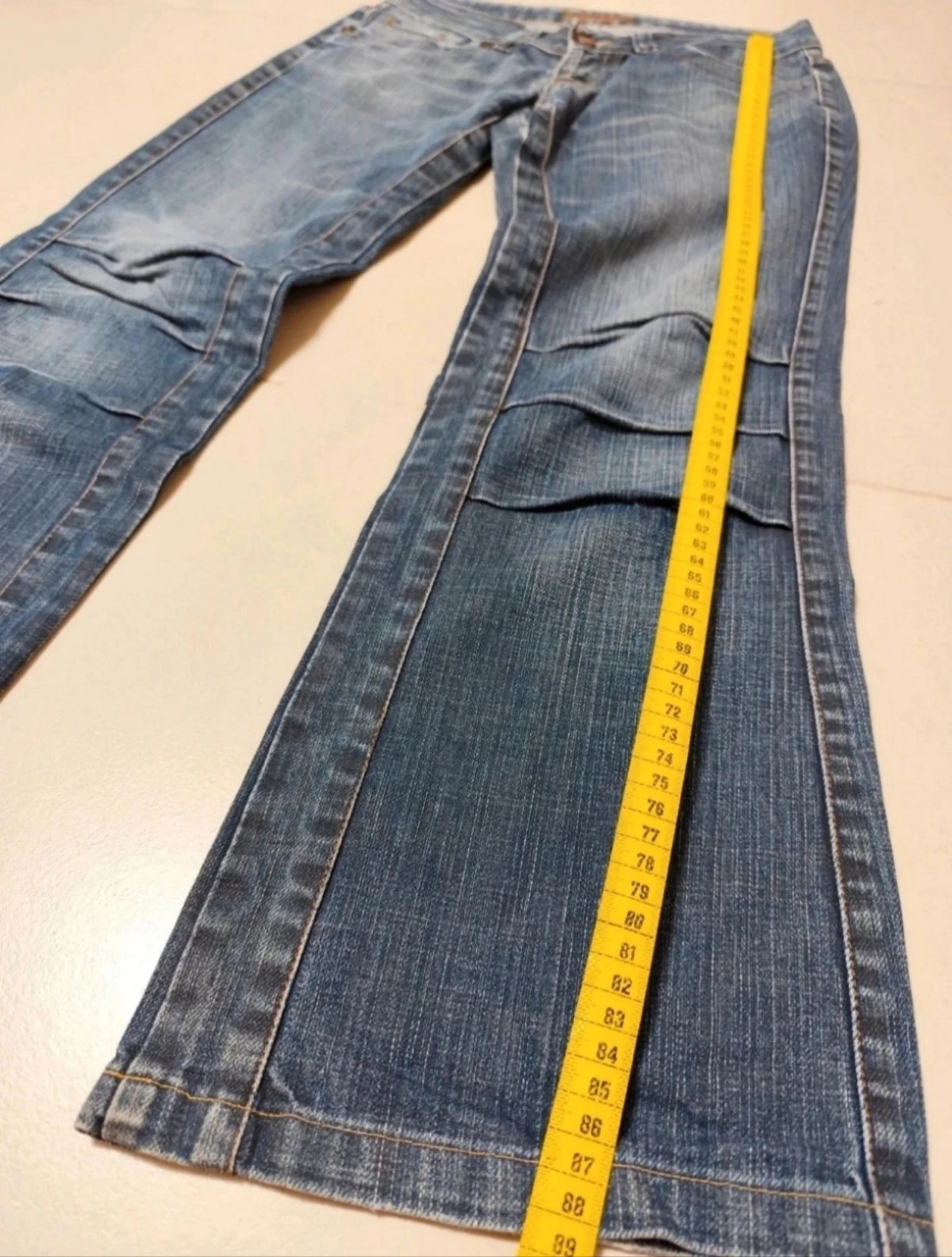 Jean court vintage taille basse (S) – photo 11